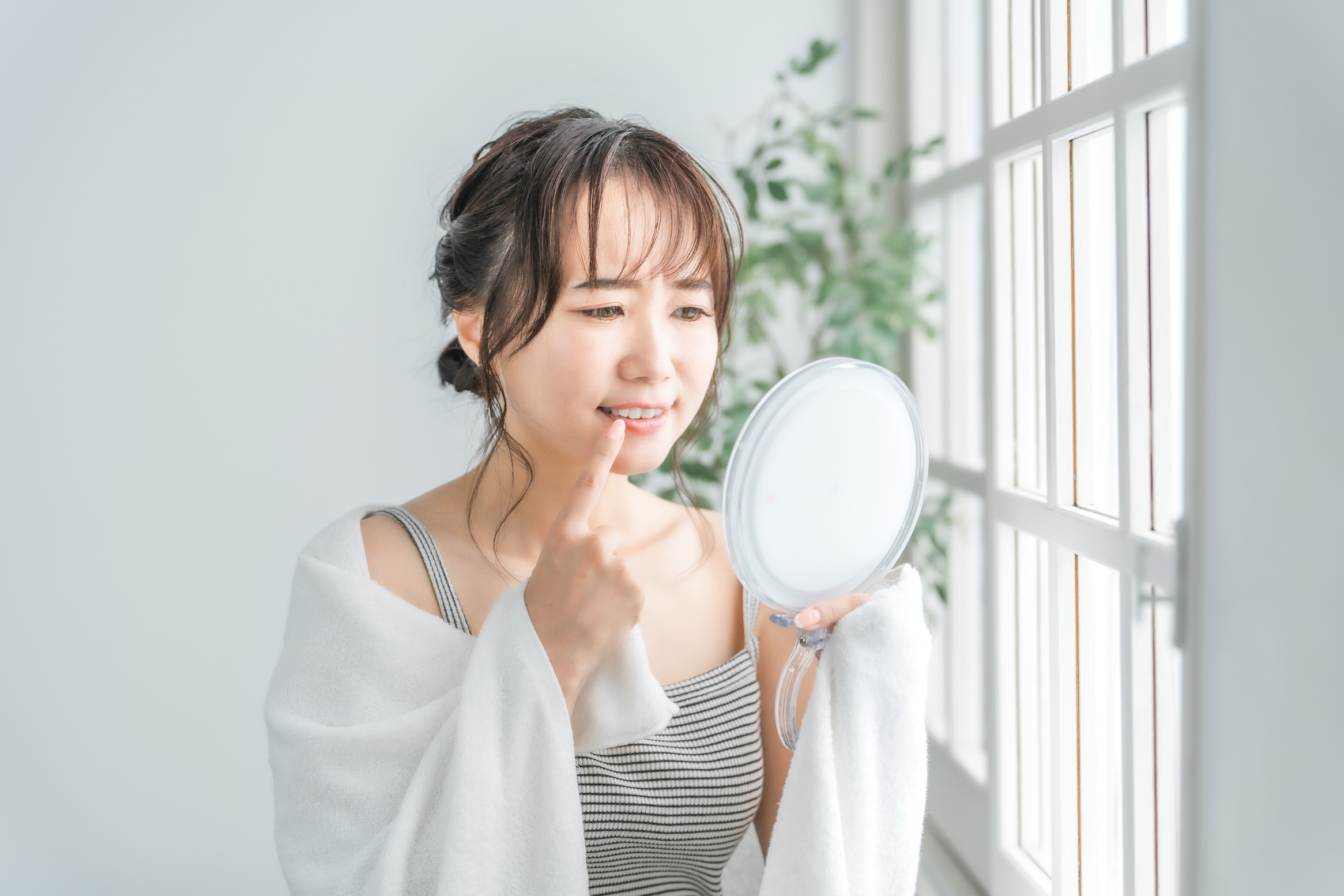 歯並びが気になる女性