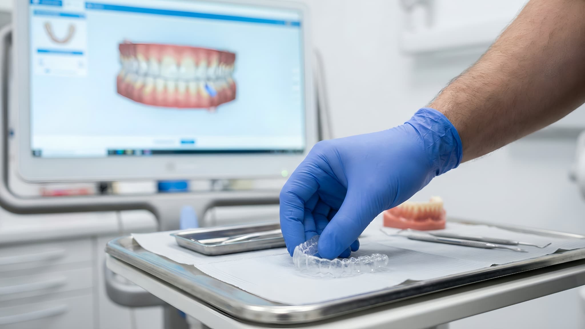 3Dシミュレーションを使用する様子